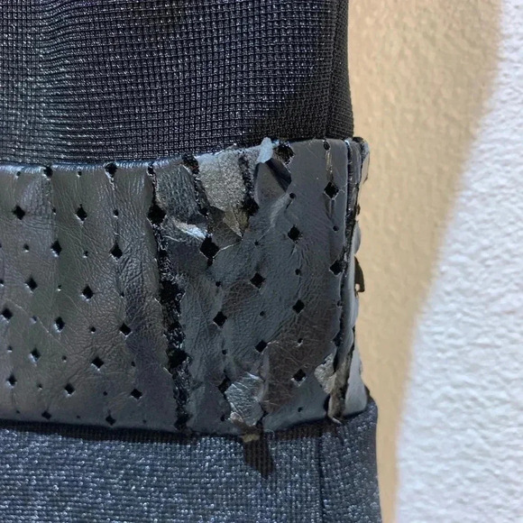 JustFab Lexie Bodycon Dress Casual Black Size L - Picture 13 of 15